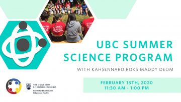 February 13th, 2020  – Summer Science Program