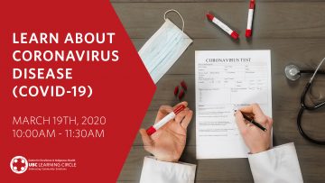 March 19th,2020 – Learn about Coronavirus Disease (COVID-19)