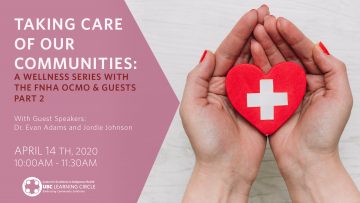 April 14th, 2020 – Taking Action on Wellness with Communities: A Wellness Series part 2