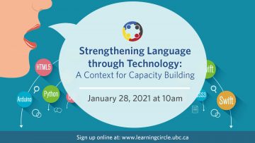 January 28th, 2021 – Strengthening Language through Technology:  A Context for Capacity Building