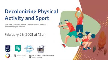 February 26th, 2021 – Decolonizing Physical Activity and Sport