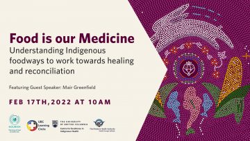 February 17th, 2022 – Food is Our Medicine: Understanding Indigenous foodways to work towards healing and reconciliation with Mair Greenfield