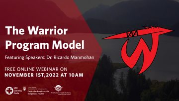 November 29th, 2022 – The Warrior Program Model with Dr. Ricardo Manmohan