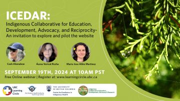 September 19th, 2024 – ICEDAR: Indigenous Collaborative for Education, Development, Advocacy, and Reciprocity – An invitation to explore and pilot the website